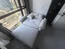 帕沙曼可拆洗布艺沙发小户型沙发床一体两用奶油风折叠沄巢沙发2812ZF 【功能款-可拆洗】1.25米单人位【沙发秒变床】 舒享版 [猫抓布TY24K] 绒丝棉 +竹炭海绵 实拍图