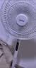 美的（Midea）【幸运草安睡1S】一级能效直流变频声控电风扇家用遥控卧室静音落地扇台式桌面抗菌大风力转页扇 实拍图