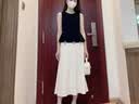 舒芳蝶（shufangdie）连衣裙女装2026夏季新款设计感无袖小衫上衣+半身裙两件套装女潮 两件套 M 实拍图