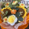 京东鲜花向日葵毛线针织成品永生花束生日礼物送女友同学老师中考毕业礼物 实拍图