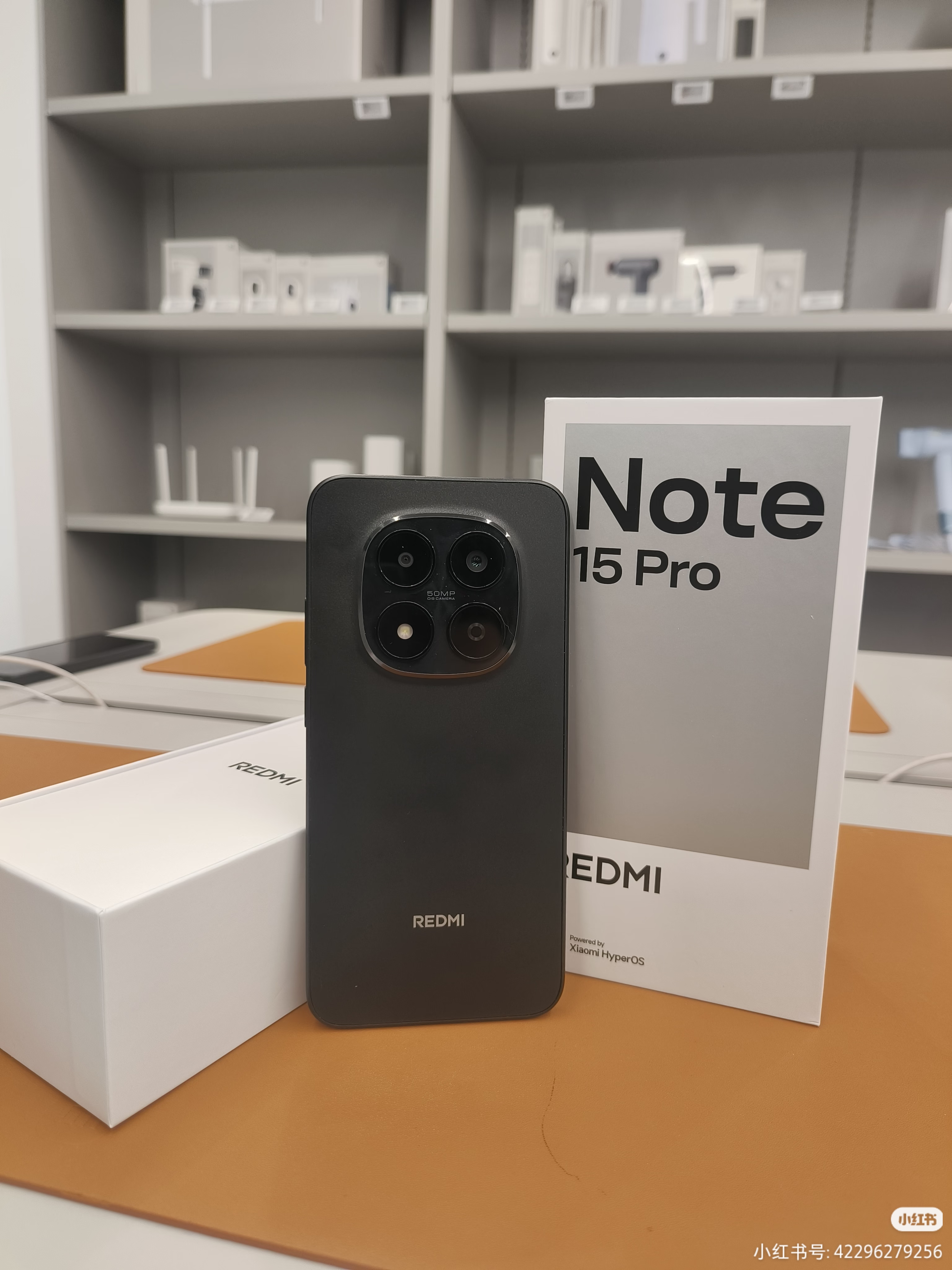 小米（MI）REDMI Note15 Pro+ 第四代骁龙7s 7000mAh 龙晶玻璃十倍抗摔 IP68防水 12+512 子夜黑 红米 5G手机 实拍图