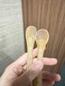 贝因美婴儿辅食勺宝宝学吃饭勺子ppsu弯弯叉勺套装训练勺自主进食餐具 实拍图