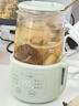 小熊（Bear）小型一人养生壶迷你养生杯  煮茶恒温烧水壶 办公室杯子0.4L全玻璃壶YSH-F04E1 实拍图