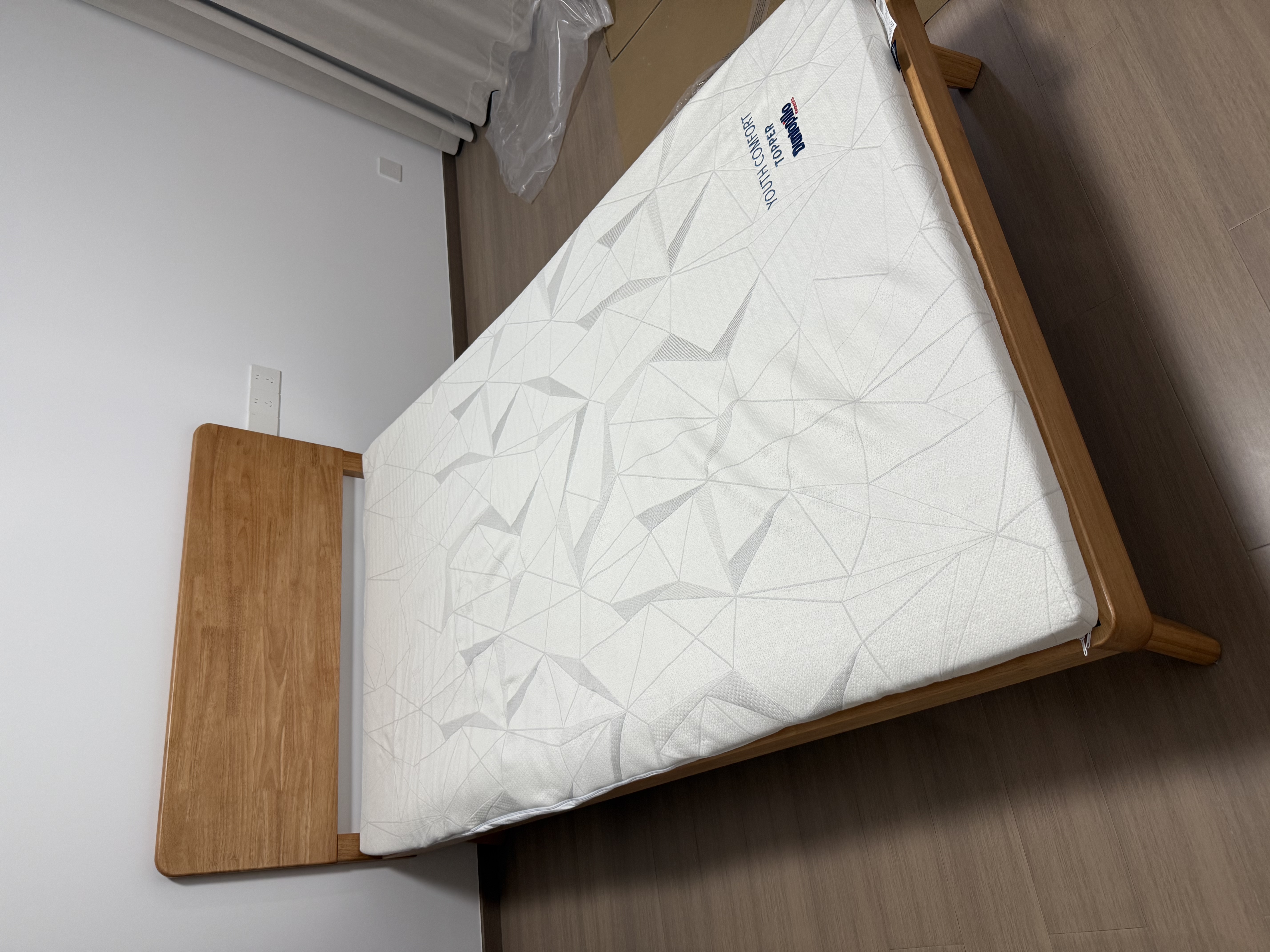邓禄普（Dunlopillo）斯里兰卡进口 乳胶床垫1.2m*5cm 85D 青年床垫 实拍图
