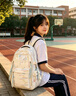 唐狮书包初中女生2026新款高中小学生大容量旅游轻便双肩包高颜值背包 实拍图