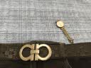 Caluom Kaiol品牌皮带男内穿式真皮腰带头层牛皮男士裤带生日情人节礼物送男友 【品牌专柜礼盒】80946A轻奢银色 105cm -130拍下请留言身高体重安排对应尺码 实拍图