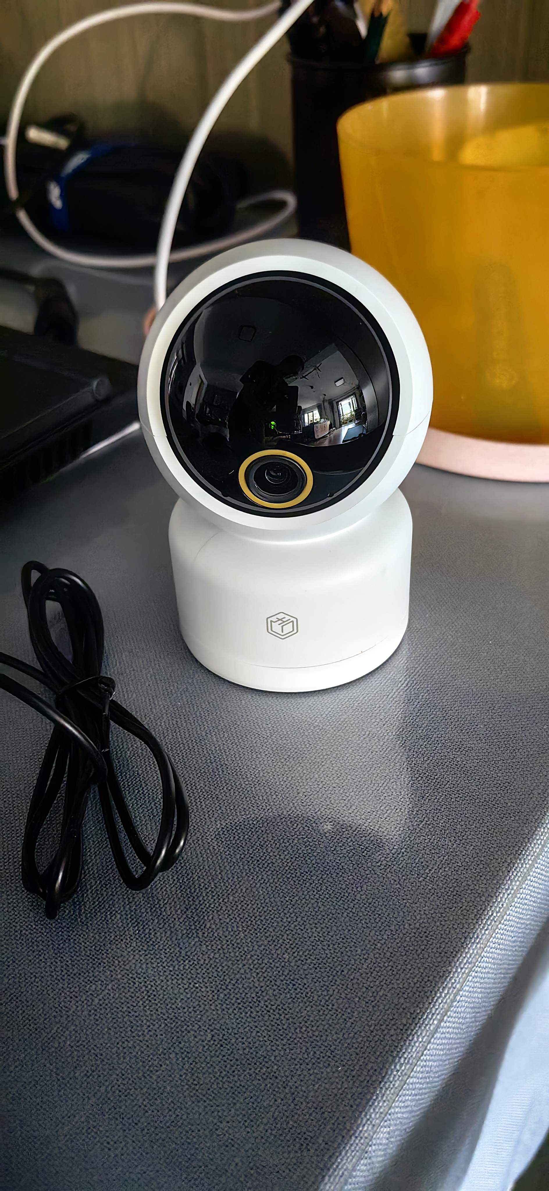 京东京造 智能摄像机V5 500万像素3K高清家用监控摄像头 5G双频WiFiAI人形看宠360度全景微光全彩夜视 实拍图