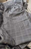 红豆居家男士精梳纯棉情侣睡衣男格纹长袖女士家居服 蓝色 L 实拍图