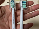 飞利浦（PHILIPS）电动牙刷头W2亮白型官方原装欧洲进口适配钻石1/3/3pro/CI/导航刷系列刷柄  3支装HX6063/96 黑 实拍图