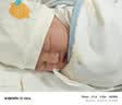 贝瑞加（Babyprints）婴儿帽子2个装新生儿纯棉薄款胎帽初生0-1个月宝宝护囟门帽 黄 实拍图