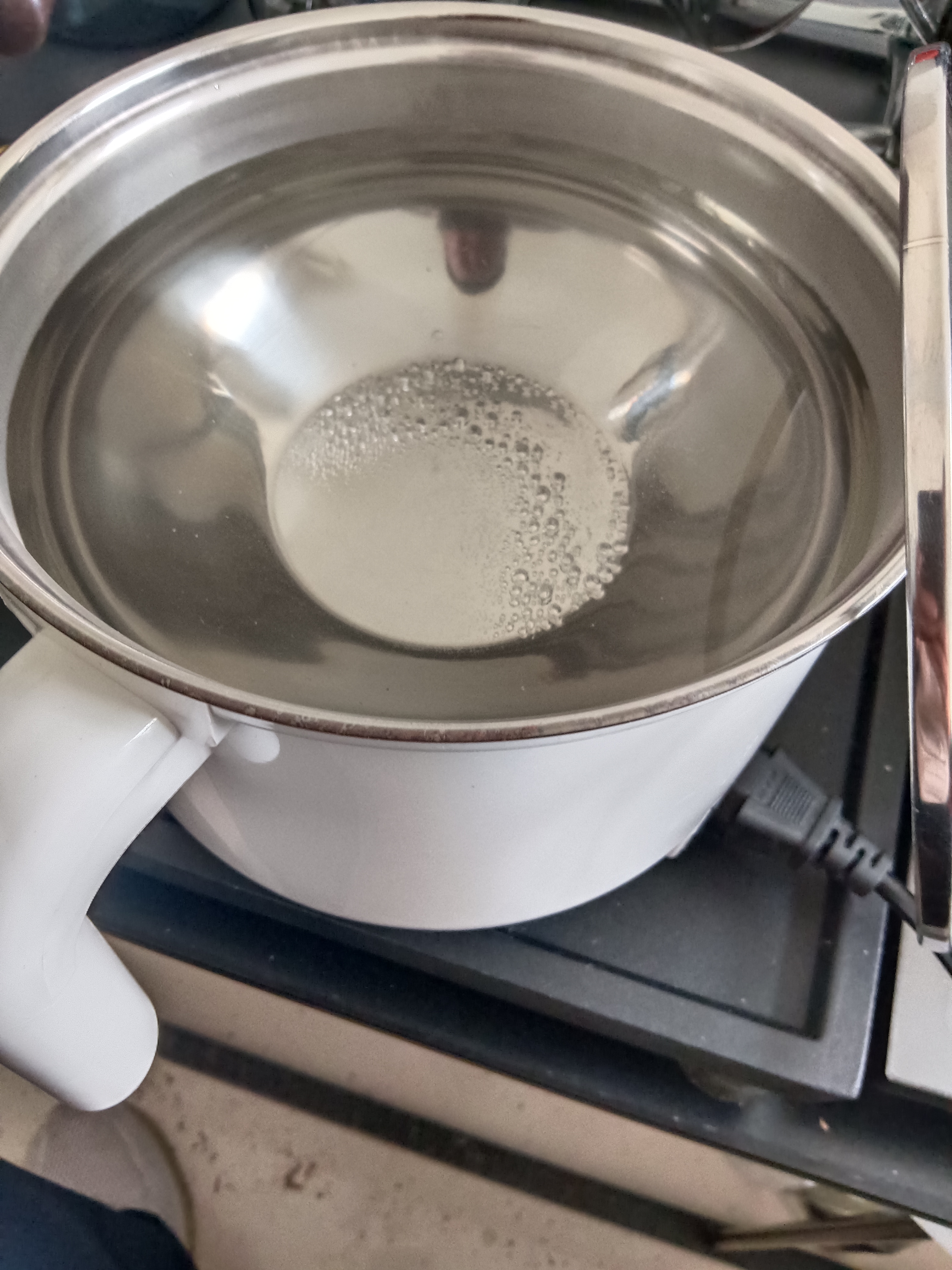 电煮电热锅小电锅宿舍小锅学生寝室一体泡面小火锅多功能锅多功能一锅多用小锅宿舍用1-2人煮面锅小型开学季 【清仓优惠】不锈钢内胆-不带蒸笼 实拍图