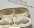 联想（Lenovo）真无线蓝牙耳机 半入耳式耳机 音乐运动游戏耳机蓝牙5.4 超长续航高清音质 EA110月岩白 实拍图