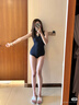 迪卡侬（DECATHLON）泳衣女连体专业温泉大码竞速游泳衣泳装女士游泳装备-5255916 实拍图