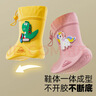 牧萌儿童雨鞋男童女童防水立体宝宝防滑耐磨卡通雨靴 挖掘机恐龙 16码 实拍图
