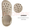 CROCS卡骆驰贝雅洞洞鞋沙滩鞋|10126 卵石色-2V3 37/38(230mm) 实拍图