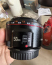 永诺50F1.8R DF 多规格R口全画幅标准定焦镜头 适用R口微单相机 黑壳 实拍图