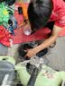固满德山道巡礼电动摩托车半热熔轮胎14X2.50适配绿源外胎包上门安装 实拍图