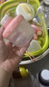小熊婴儿便携外出辅食存储盒 儿童分隔密封零食盒 MW-C0016 知葵橙 实拍图