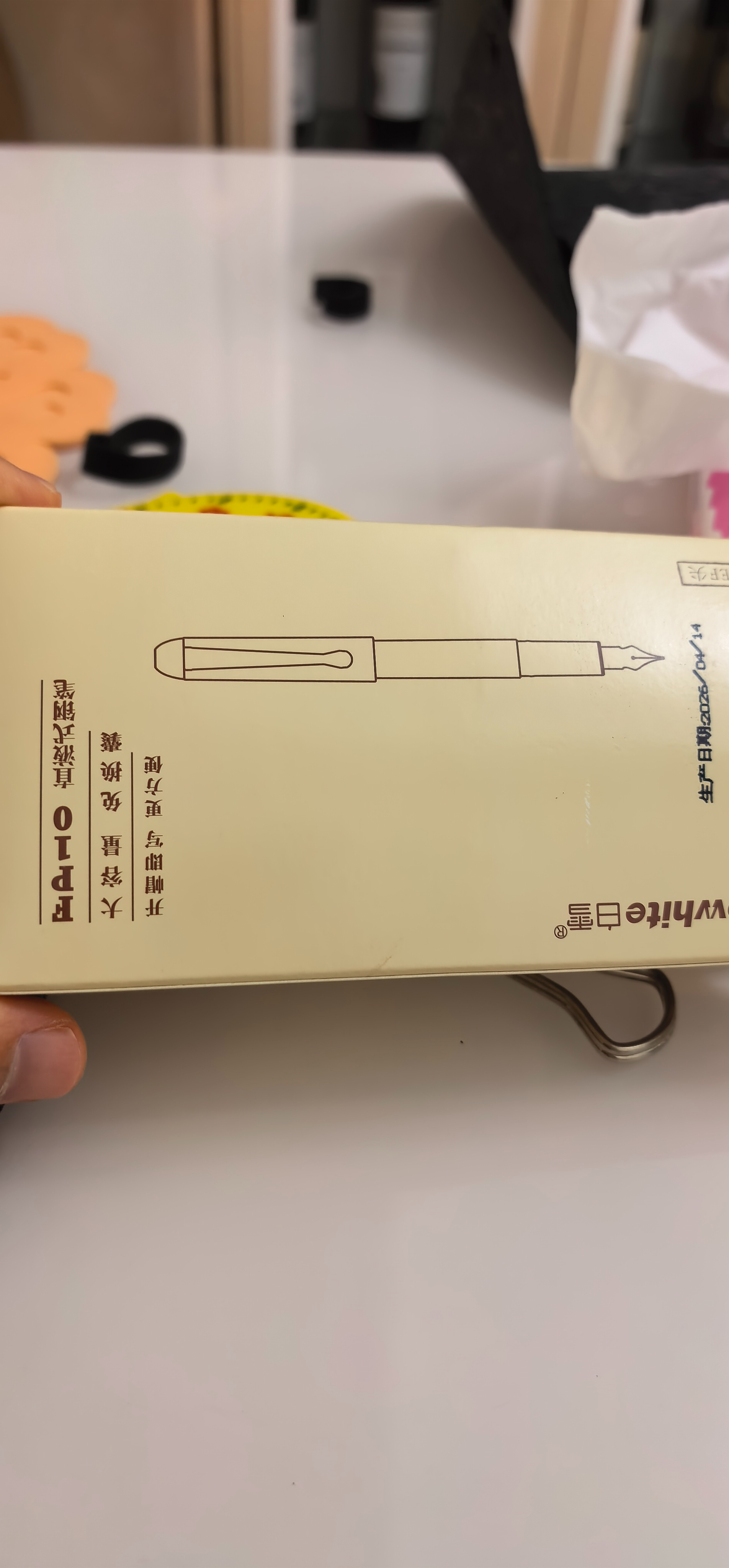 白雪（snowhite）直液式钢笔小学生三年级免换墨囊EF笔尖儿童日常书写练字一次性钢笔0.38mm 黑色12支/盒 FP10 实拍图