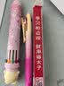 猫太子红蓝黑三色笔热可擦中性笔小学生做笔记彩色水笔开学必备文具记号笔办公签字笔教师节礼物  叠幻粉 实拍图