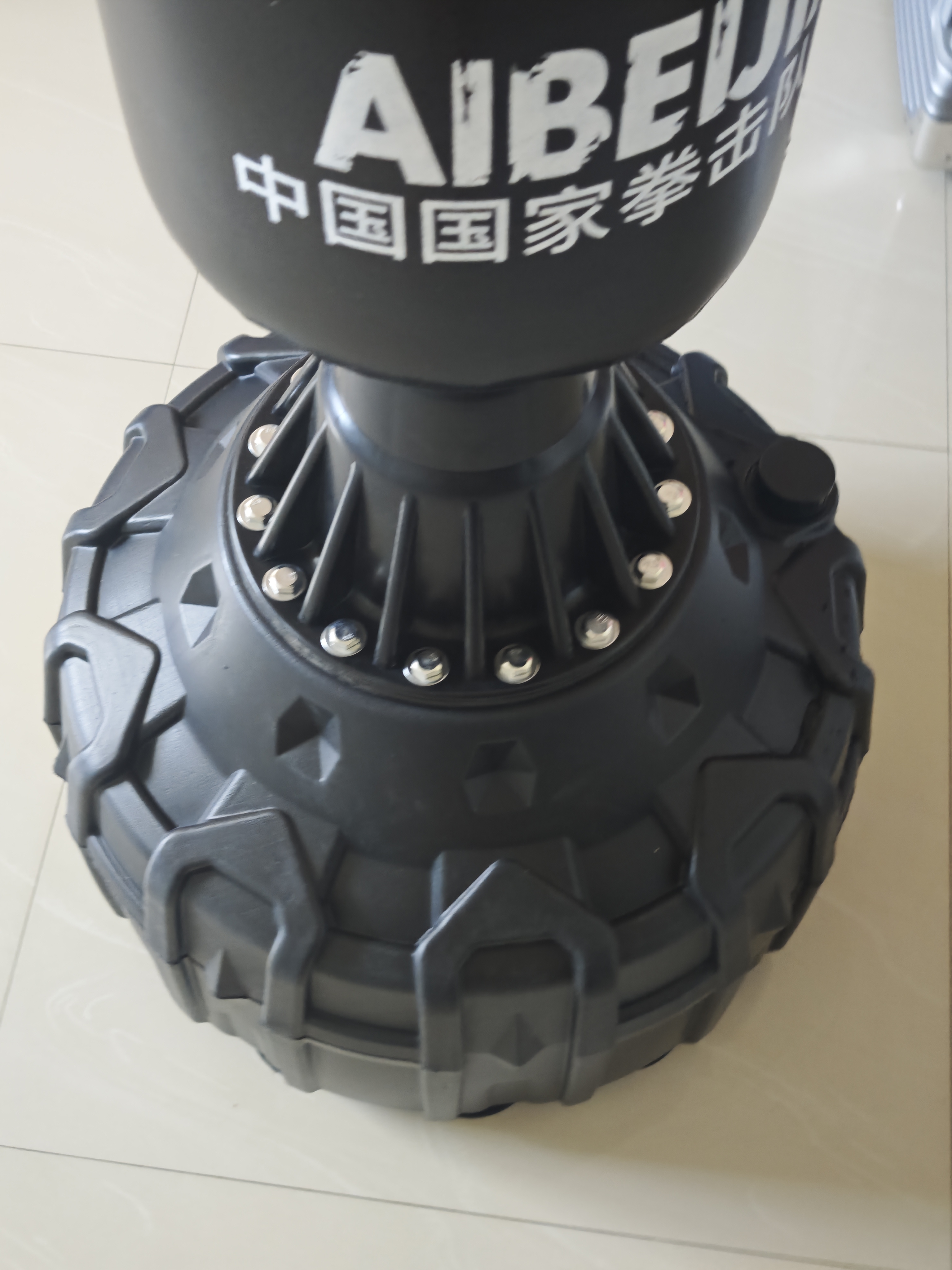 爱倍健（AIBEIJIAN）拳击沙袋散打立式家用成人拳击沙包不倒翁儿童跆拳道拳击训练器材 1.7米胜利七星【双层加厚钻石桶】 实拍图