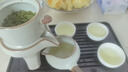 瓷牌茗茶具 汝窑自动茶具套装陶瓷石磨懒人泡茶神器家用防烫功夫茶具整套 米黄汝窑自动茶具 7头 实拍图