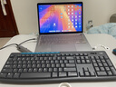罗技（Logitech）MK275 键鼠套装 无线键鼠套装 办公键鼠套装 全尺寸 商务键鼠套装 带无线2.4G接收器 黑蓝色 实拍图