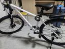 千里达26款M985ELITE山地自行车禧玛诺21速油压碟刹学生成人通勤单车 云帆白- 21速 27.5*17寸 推荐:170-190cm左右 实拍图