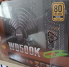 航嘉（Huntkey）WD500K 金牌500W电脑电源（80PLUS金牌/单路40A/全电压/LLC+SR+DC-DC/智能温控/apex英雄） 实拍图