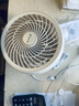 海尔（Haier） 统帅空气循环扇电风扇台扇小风扇涡轮扇家用节能风扇台式壁挂音轻定时摇头办公学生宿舍桌面风扇 【户外学生】充电款LSF-CB101(W) 实拍图