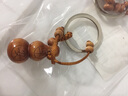福光普照 桃木葫芦挂件钥匙扣木雕车挂龙头葫芦木雕文玩手把件桌面摆件 苹安款（简装款） 实拍图