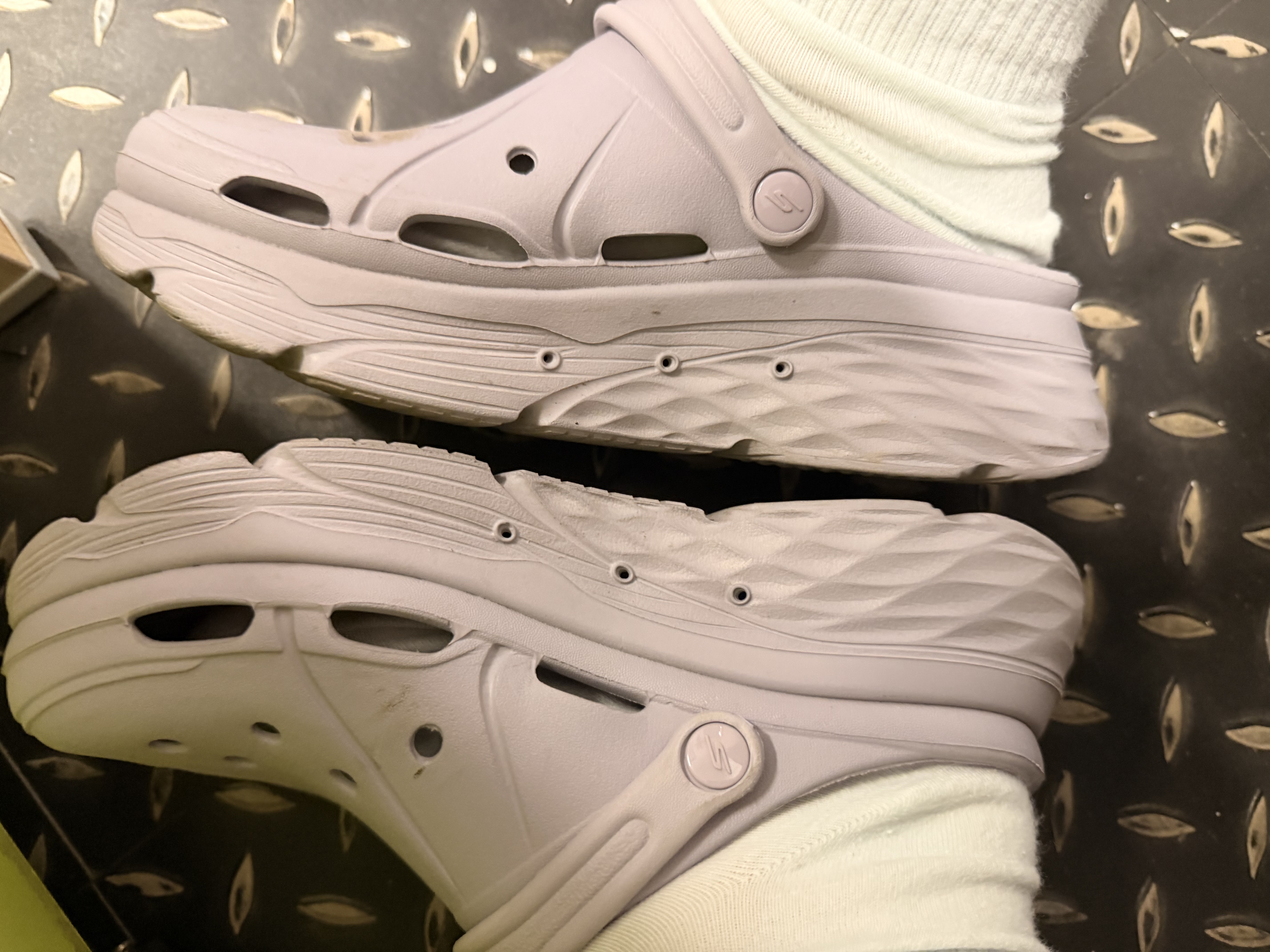 斯凯奇（Skechers）洞洞鞋女士夏季凉拖鞋泡泡鞋厚底增高外穿沙滩鞋踩屎感 实拍图