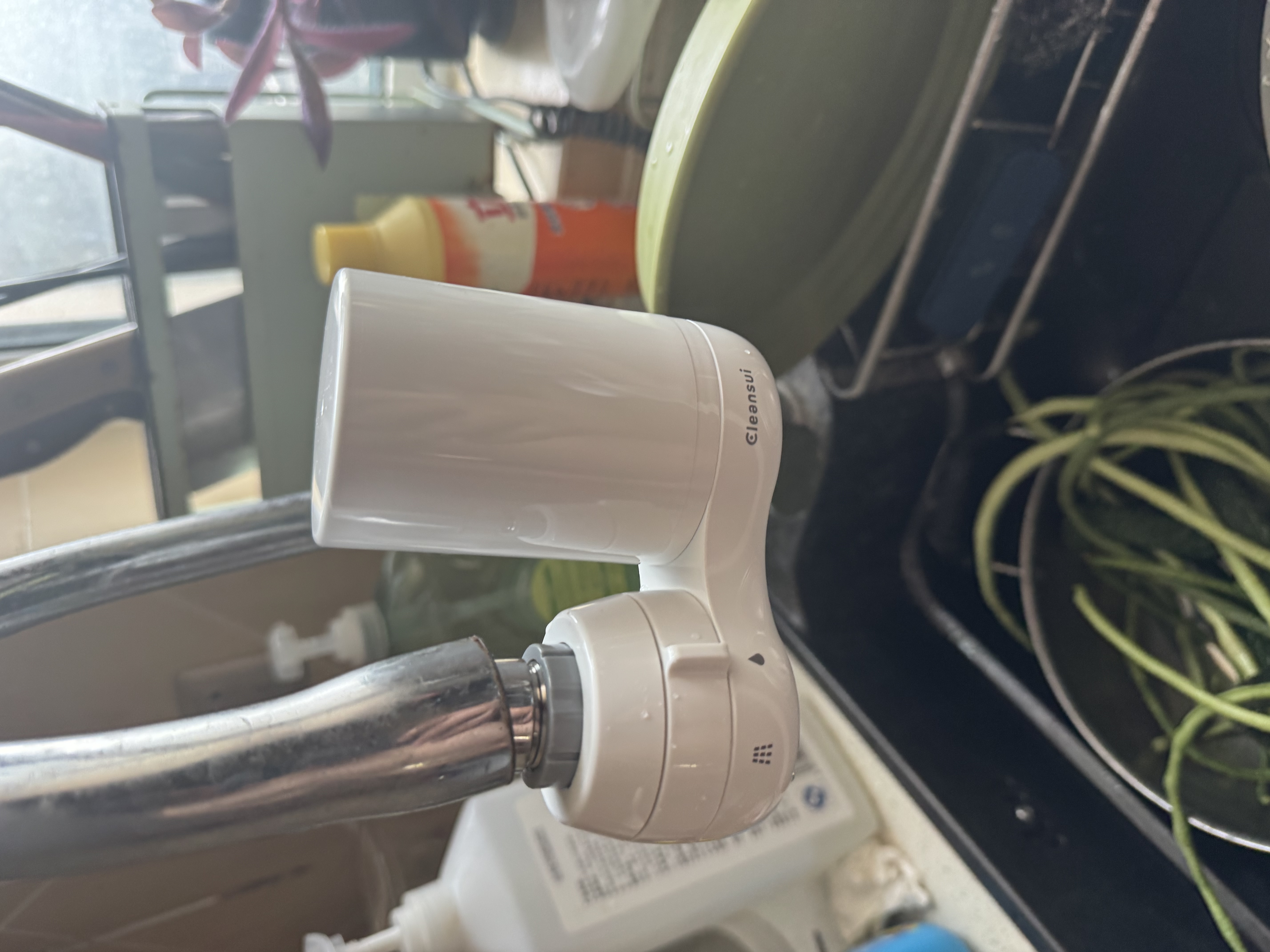可菱水 净水器 水龙头过滤器 家用直饮前置过滤器双出水滤水器厨房卫生间通用 超滤芯自来水净水机 CG104 【日本制】1芯装-约用半年 水龙头滤水器 实拍图