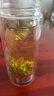 富光双层玻璃杯 高硼硅玻璃泡茶杯子 茶水分离杯 带茶隔商务水杯男士 实拍图