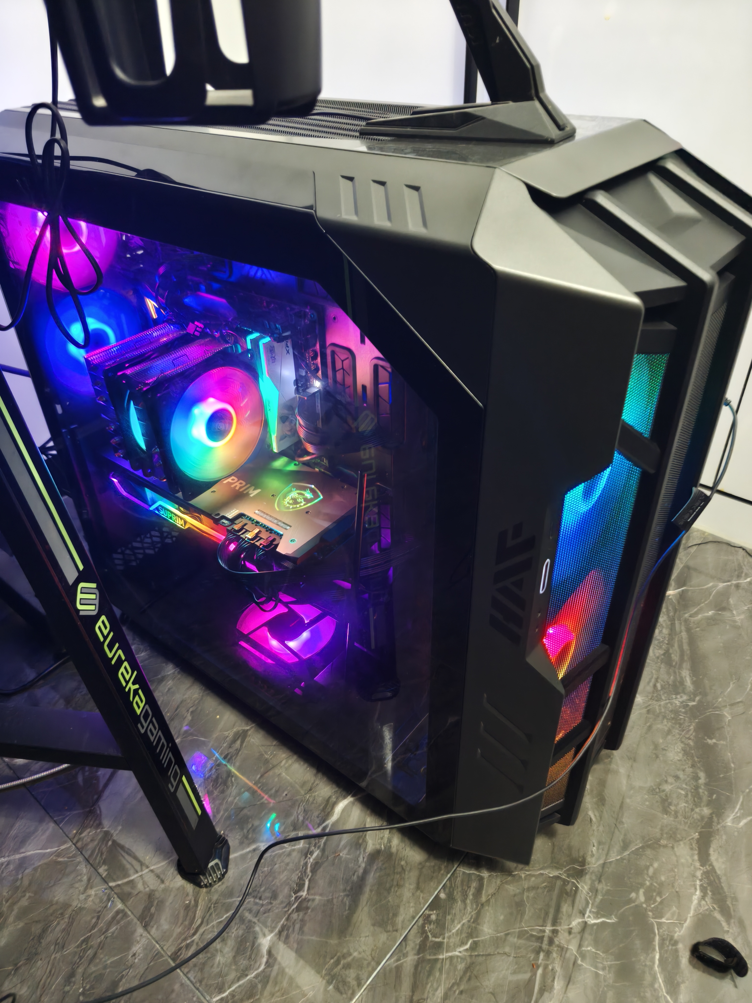 酷冷至尊（CoolerMaster）HAF700 EATX全塔电脑机箱 支持480散热水冷/15x风扇位/9xSSD位/免工具安装/4090 实拍图