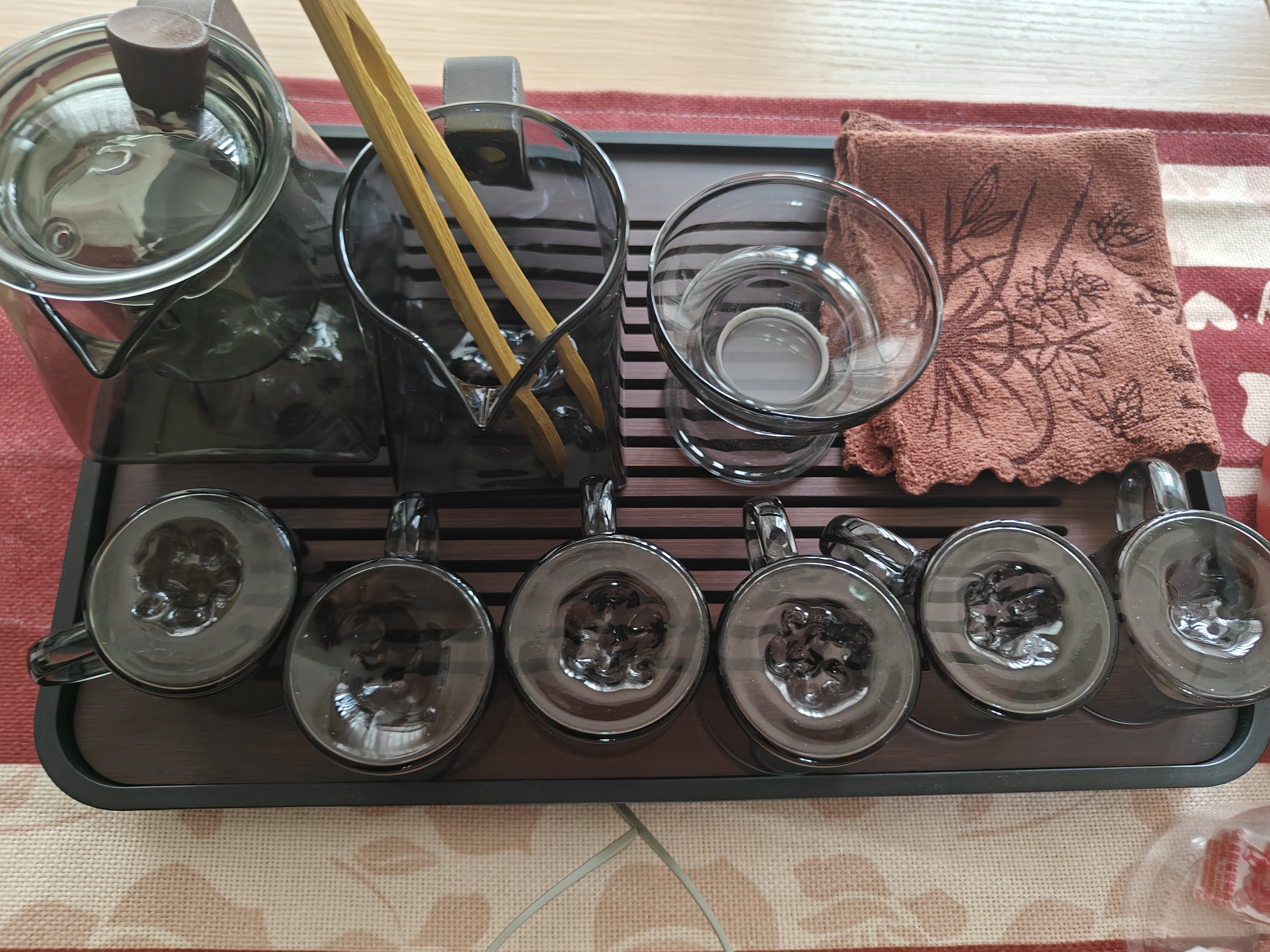 茶沿茶具整套装玻璃泡茶壶茶水分离茶盘高档办公室喝茶杯家用功夫过滤 实拍图