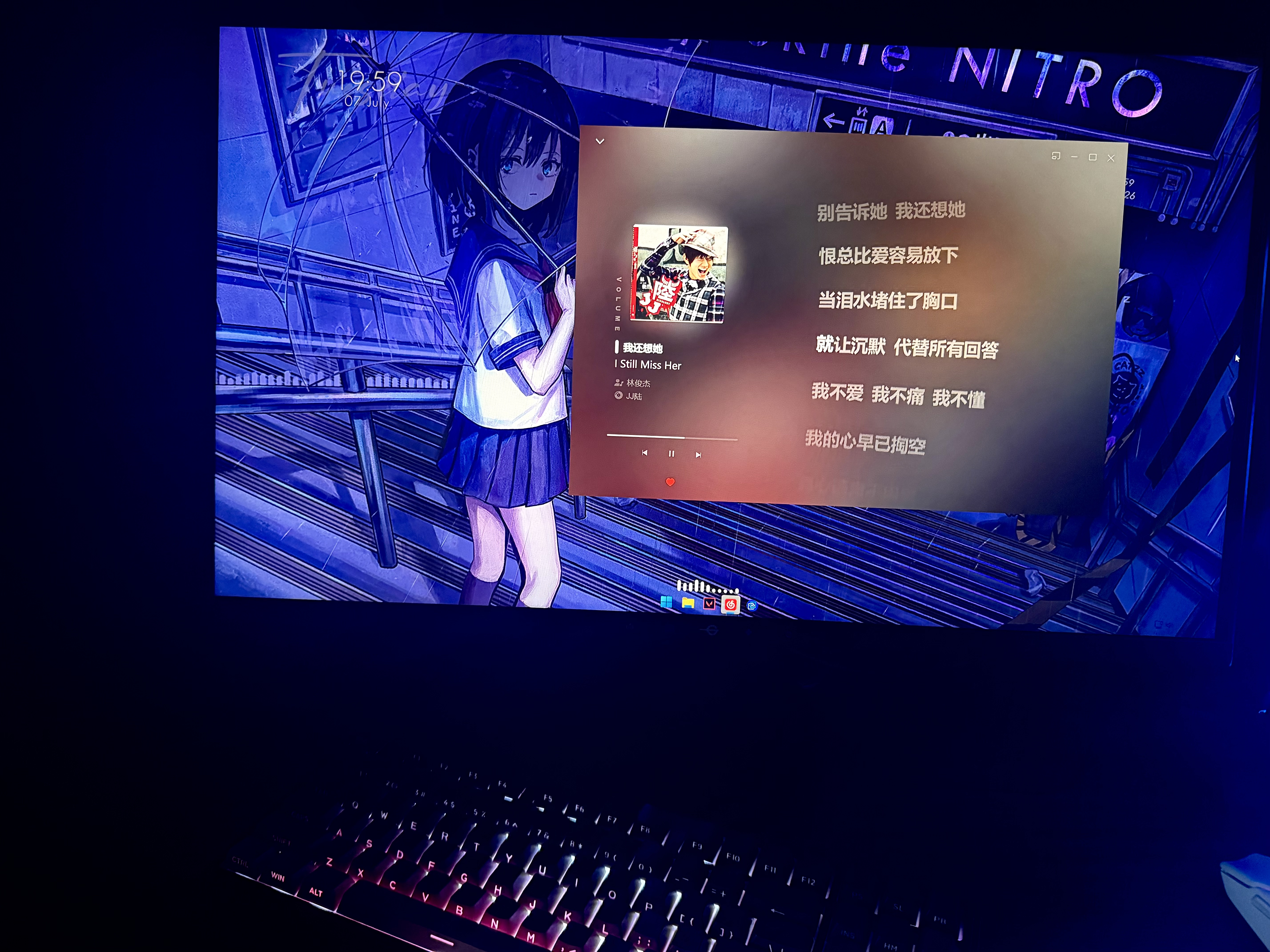 泰坦军团24.5英寸双侧入光屏2K 275Hz DyDs0.5ms HDR500耳机挂架 硬件低蓝光 可升降电竞显示器KG257S PLUS 实拍图