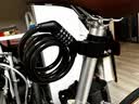 大行（DAHON）自行车锁五位密码锁通用公路车山地车锁防盗自行车锁 黑色【带锁架】 实拍图