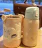 膳魔师（THERMOS）儿童保温杯开学必备316L保冷双盖水杯学生大水壶3岁550ml粉 实拍图