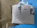 蔻驰（COACH）【品牌直供】女士MOLLIE25中号单肩手提托特包CV965拿铁色礼物 实拍图