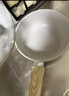 京东京造奶锅 辅食锅婴儿麦饭石色不粘煎煮汤锅泡面锅燃气电磁炉通用18cm 实拍图