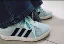 adidas「面包鞋」GRAND COURT BASE 00s休闲低帮板鞋男女阿迪达斯   薄荷绿/黑色/汉玉白   37 实拍图