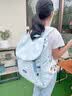 JINSHIWQ大容量百搭撞色初中生双肩包简约书包女高颜值轻便新款户外背包男 实拍图