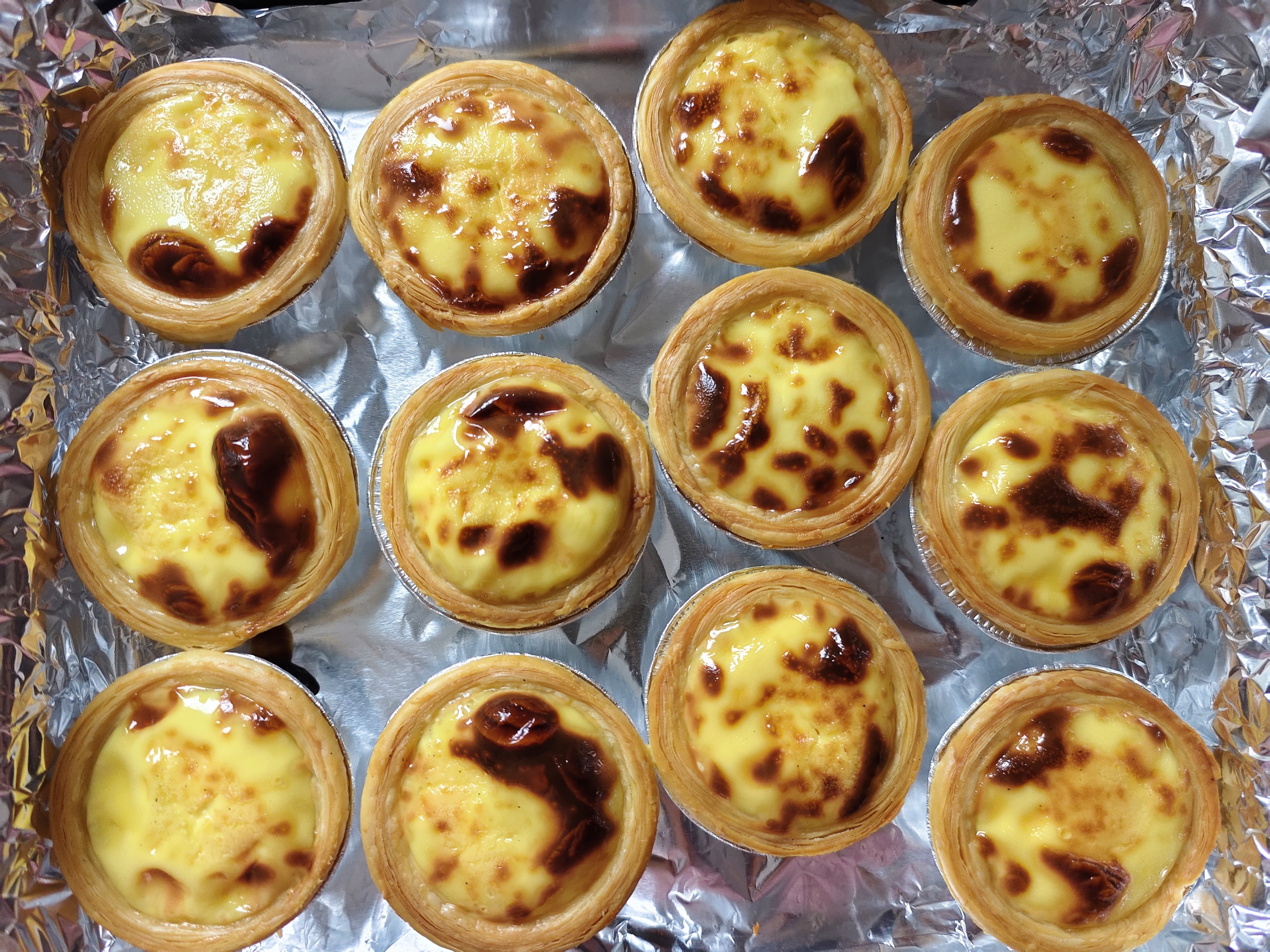 大希地0蔗糖口口酥蛋挞皮 1200g 60个 带锡纸 空气炸锅 烤箱烘焙半成品 实拍图