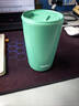 膳魔师（THERMOS）咖啡杯男女办公高颜值日系简约杯子情侣水杯学生杯子TCDP 梅青【304+涂层内胆】 415ml 实拍图