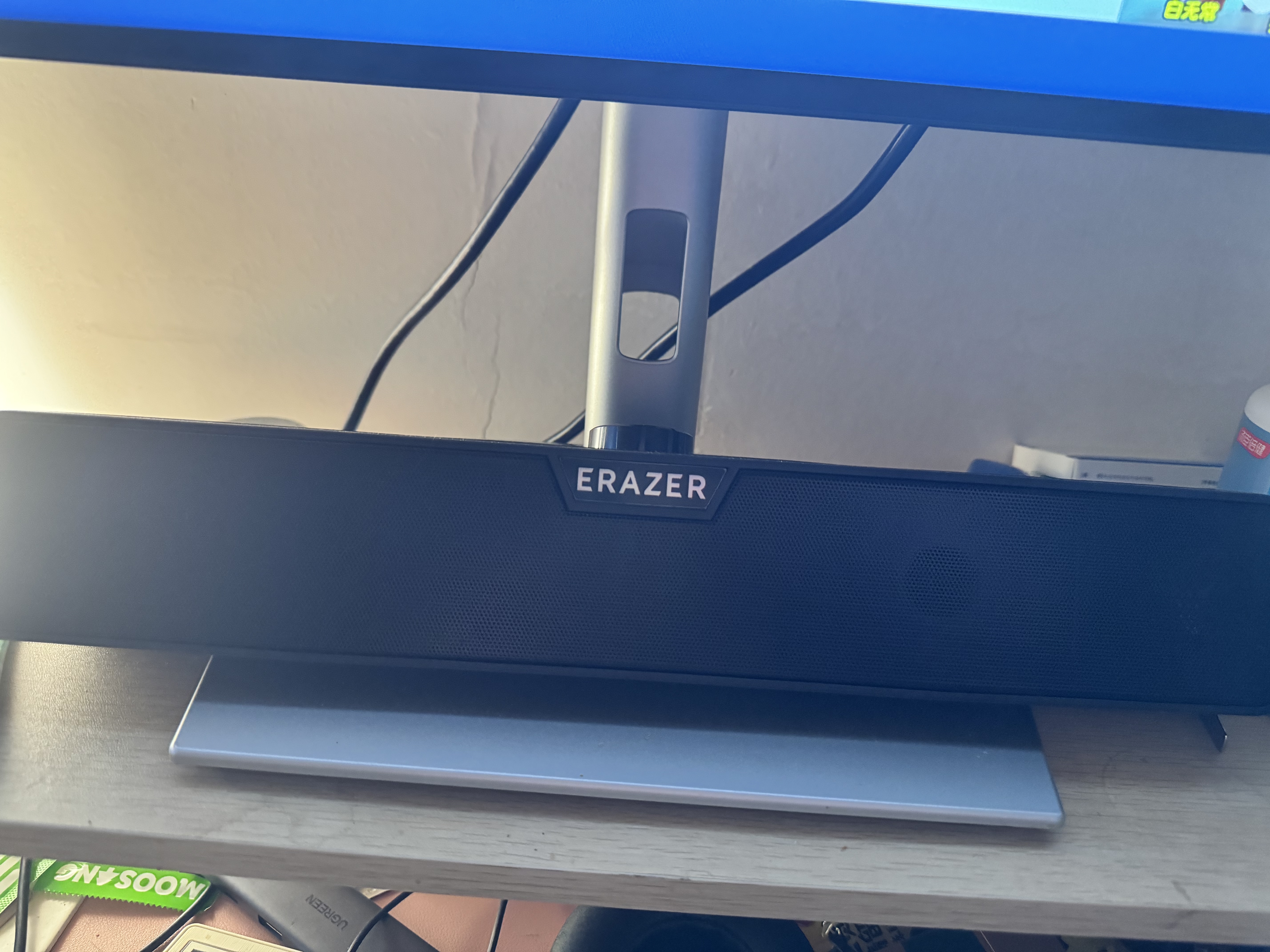 联想生态品牌异能者音响电脑音箱家用室内台式机桌面低音炮有线长条笔记本音响扩音三角洲打瓦电竞礼物 实拍图