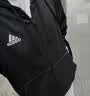 adidas休闲舒适三条纹立领夹克外套男装秋季阿迪达斯官方轻运动 黑色/白（推荐选大一码）   XL 实拍图