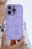 圣图朗液态小羊皮草莓小熊适用iphone17promax苹果15手机壳13新款14plus高级感女12全包16卡通男11保护套 液态小羊皮草莓小熊-草紫色 iPhone 14 Pro 实拍图