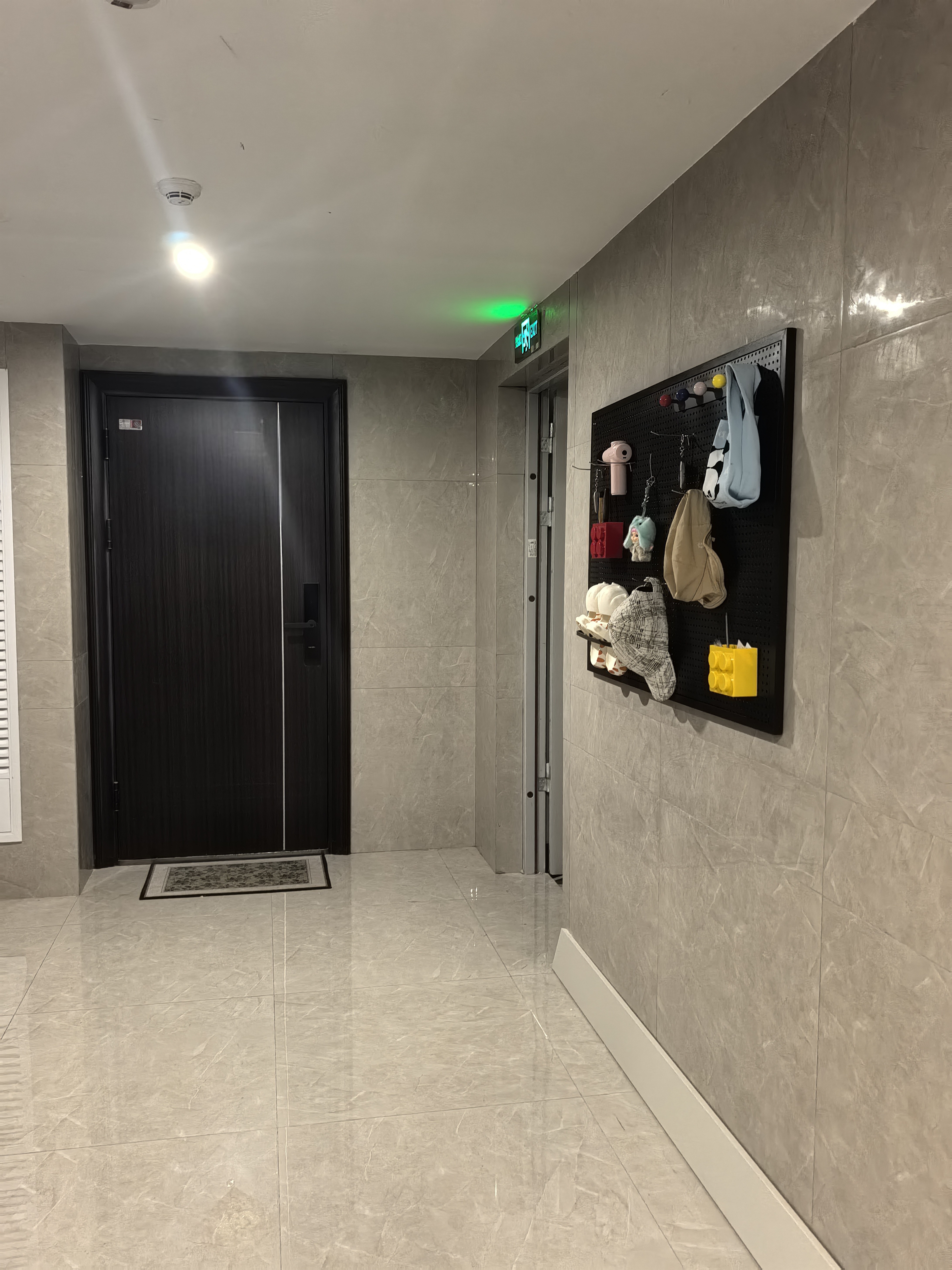 小匠材洞洞板墙上置物架免打孔宿舍客厅墙面五金工具展示收纳架80*120黑 实拍图