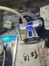 【超长续航】强光头灯高亮远射充电野外大容量锂电超长续航矿灯 400毫安内置锂电池电显款 银色 实拍图